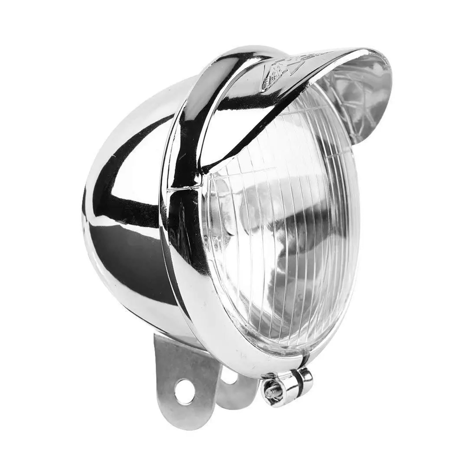 Feux de Conduite antibrouillard Phare antibrouillard universel pour moto ABS, couleur chromée, 12V