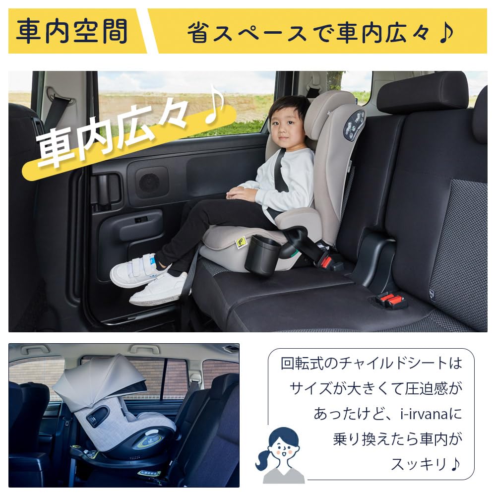 Amazon | joie ジュニアシート アイ・アバーナ（シェール） 【ISOFIX+