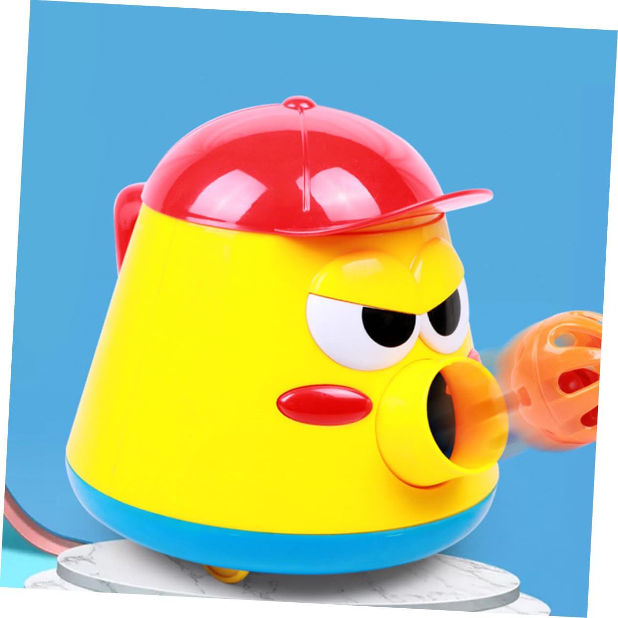 KICHOUSE 1Set Electric Bubble Pot Launcher for Educational Training Fun with Wheel Material Creative Design for Crawling Development