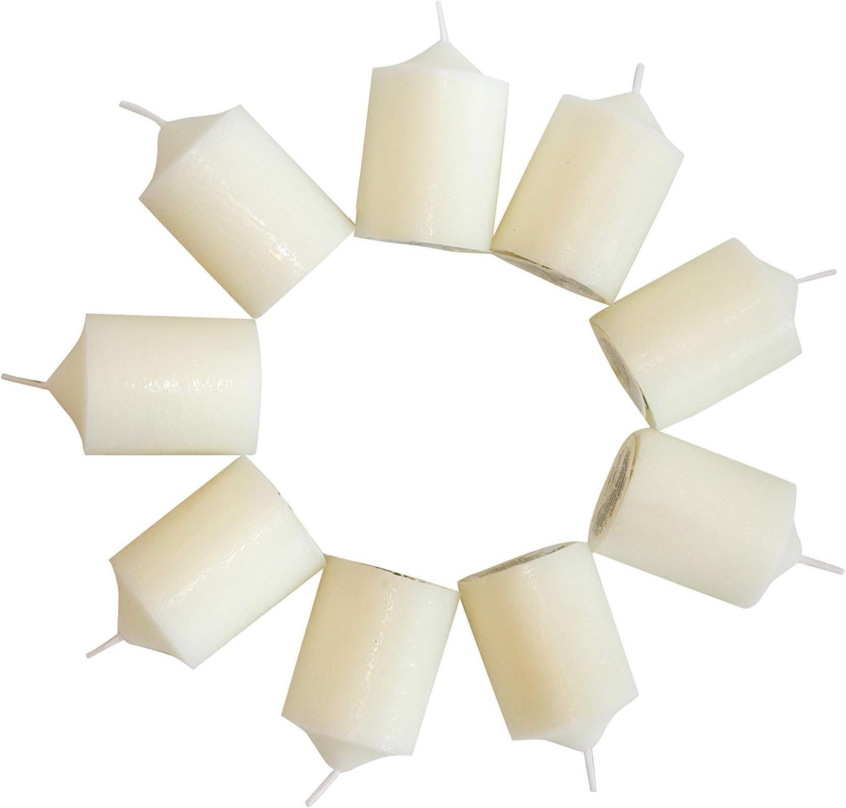 Patchouli Pine Scented Ivory Votive Candles 10 Pack