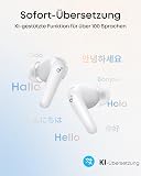 soundcore P31i by Anker, adaptives Noise Cancelling in Echtzeit, Hi-Res Sound, kabellose Bluetooth-Kopfhörer, Übersetzungskopfhörer, 50h Spielzeit, kabellose Bluetooth Earbuds (Weiß - 5