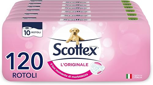 Scottex L'Original Lot de 12 rouleaux de papier toilette