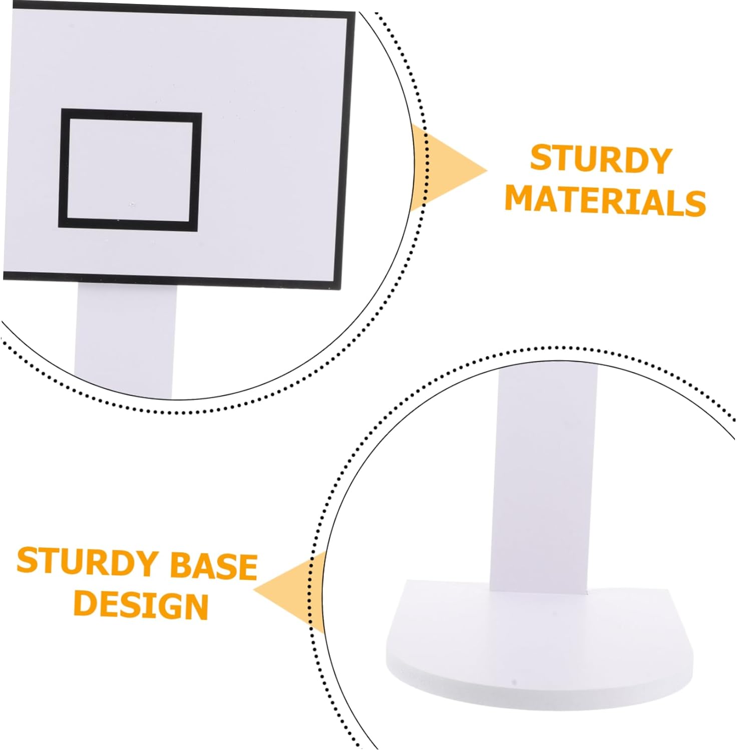 Cabilock Portable Basketball Hoop Trash Can Base Mini Indoor Basketball Stand for Room and Office Decor Fun Waste Disposal for Ages