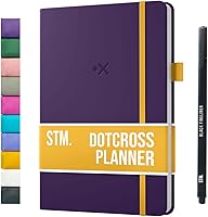Vista 13 de Planificador Diario 2026 (Sin Fecha) A5 Dotcross Tu Organizador Diario Todo en Uno, Agenda Semanal a Primera Vista, Libro de Calendario Anual