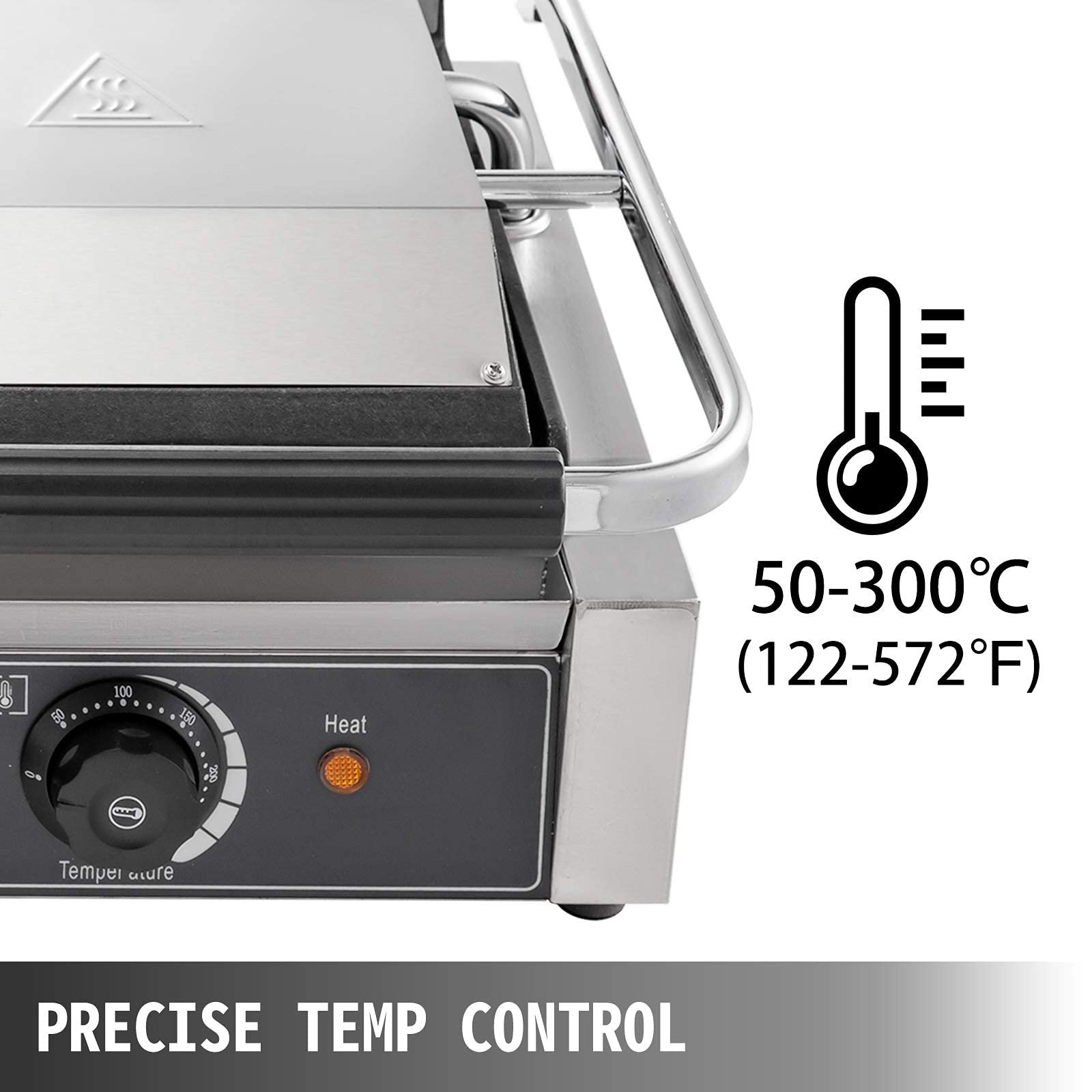 Komercyjna Prasa Panini Grill Elektryczna Prasa Do Kanapek Grill 1800 W Prasa Do Kanapek Toster Pojedyncze Głowice Prasa Do Grilla Panini Toster Komercyjna Maszyna Do Kanapek Do Kuchni