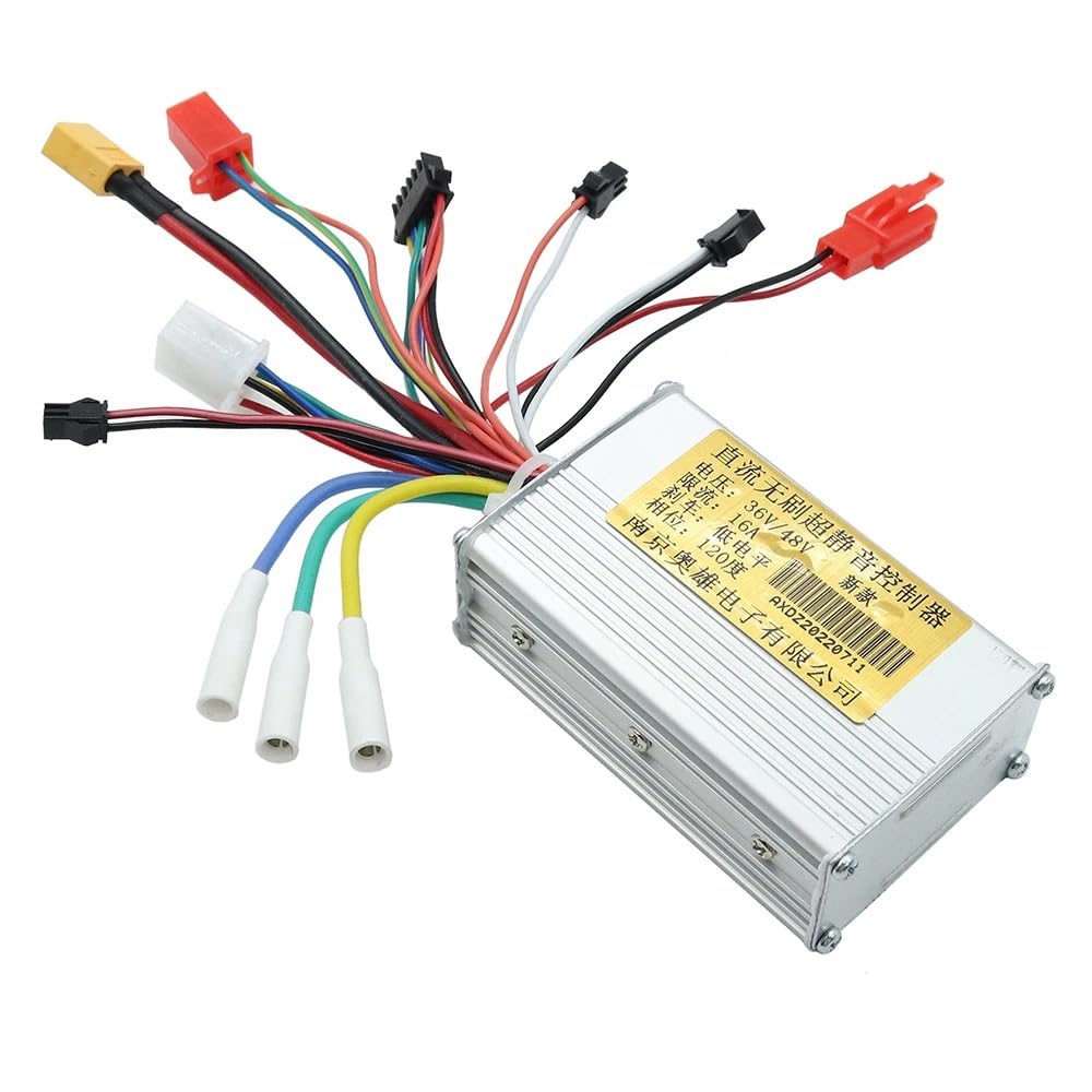 Hulajnoga elektryczna, bezszczotkowy kontroler silnika, przełącznik przyspieszenia do skutera elektrycznego i roweru elektrycznego 36 V, 48 V, 450 W, bezszczotkowy kontroler silnika