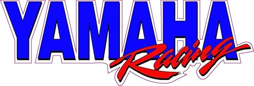 Yamaha Racing - Calcomanía grande (24 x 8 pulgadas)