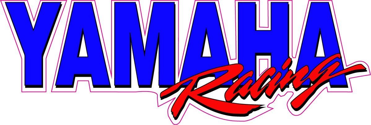 Yamaha Racing Large Decal 24" x 8"