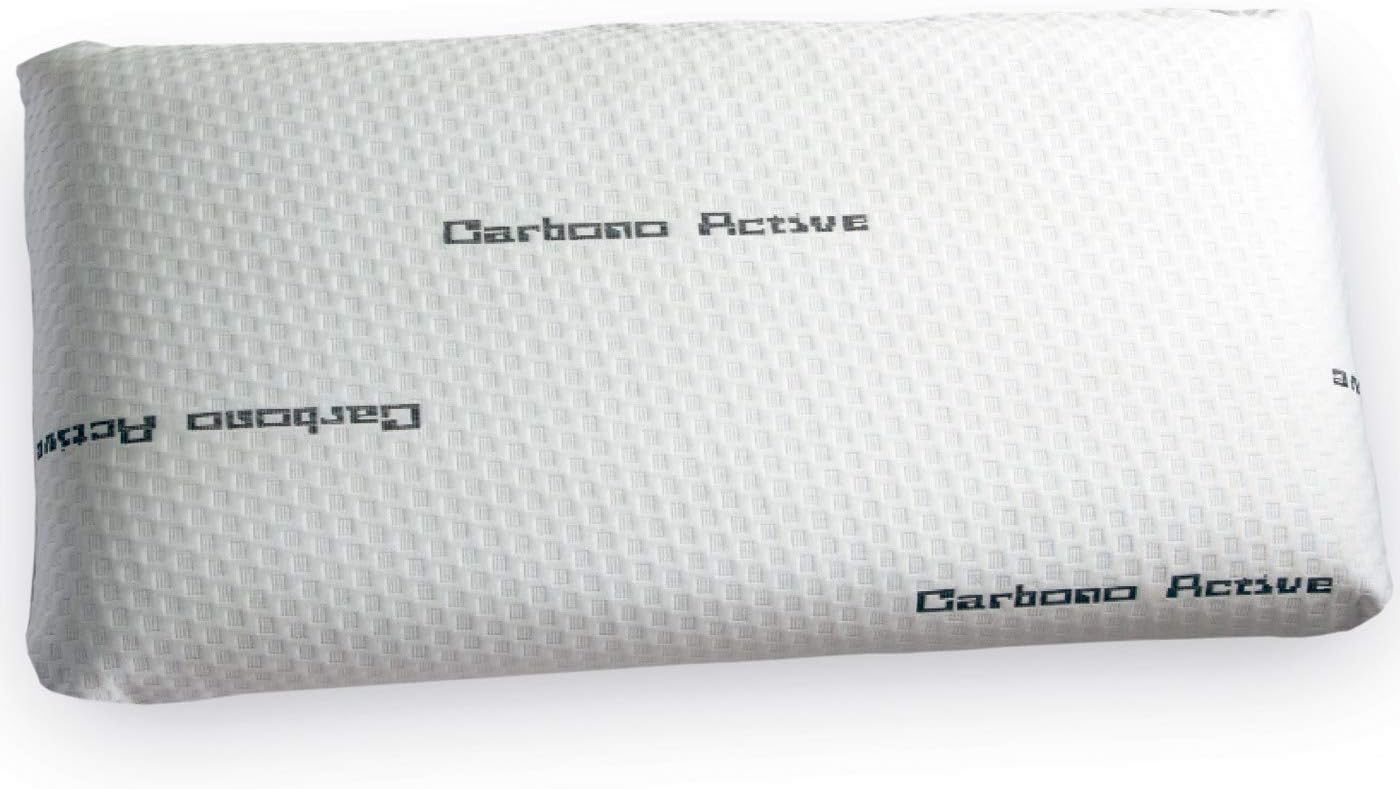Memory Foam Pillow Perforated Carbon, White 150cm white