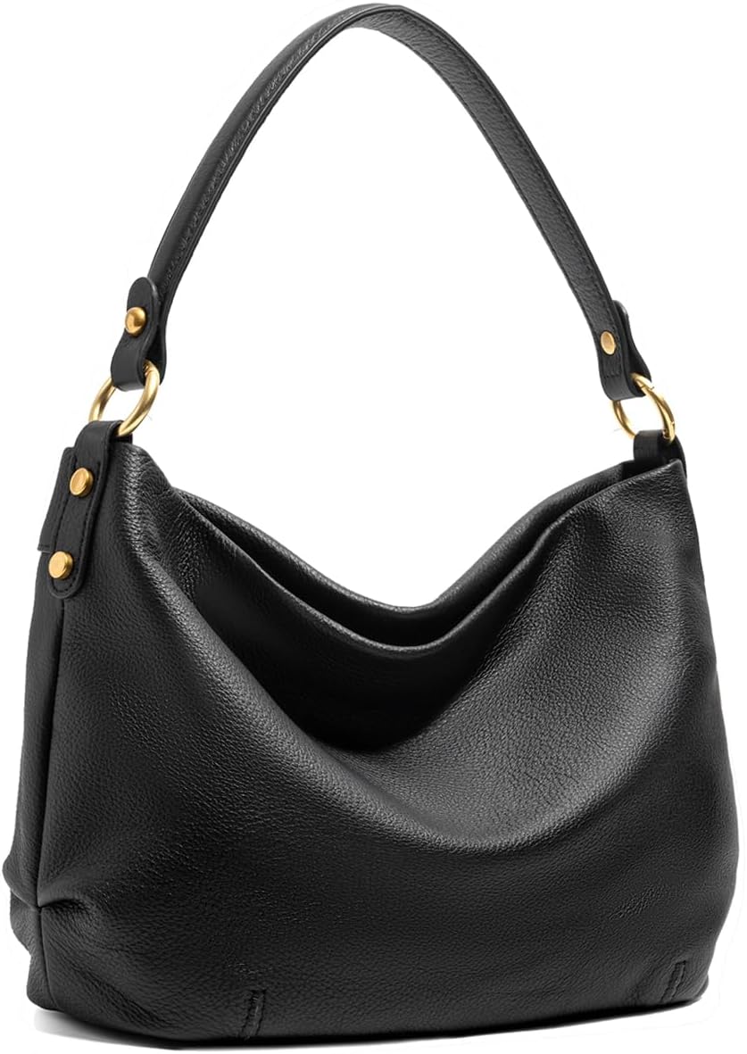 Genuine Leather Handbag and Purse for Women Soft Leather Crossbody Purse Chic Hobo Shoulder Bag for Work | Genuine Leather