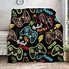 lirs Bedding Gaming Throw Blanket 60" x 50’’ Super Soft, Fleece, Gamer Gift for Couch Sofa for for Kids Boys Teens Video Game (MT-A11, 60’’x50) #1