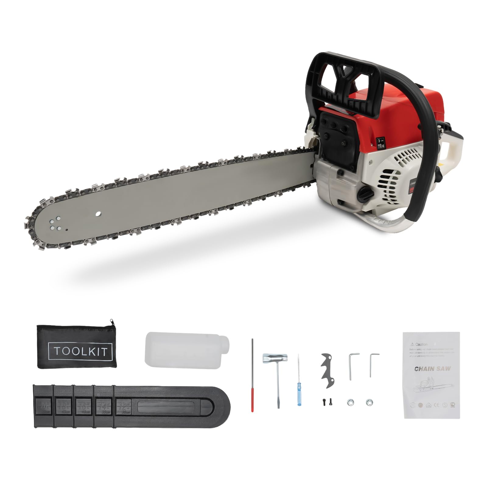 Amazon.com : 52CC 2-Stroke Gas Chainsaw, 20-Inch Bar Length