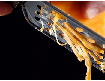 K Basix Cheese Grater & Shredder - Stainless Steel - Razor Sharp Blades - Medium Shred - Ideal Hand Grater for Hard F...