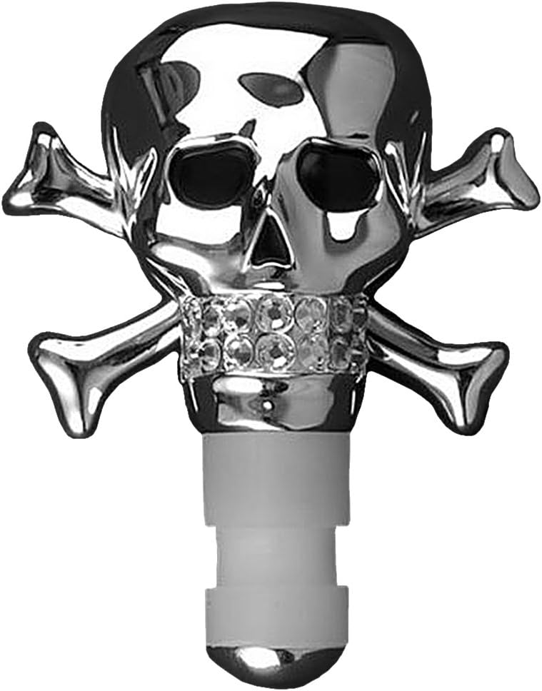 Godinger Skull/Bones Bottle Stopper Wine Bottle Stoppers