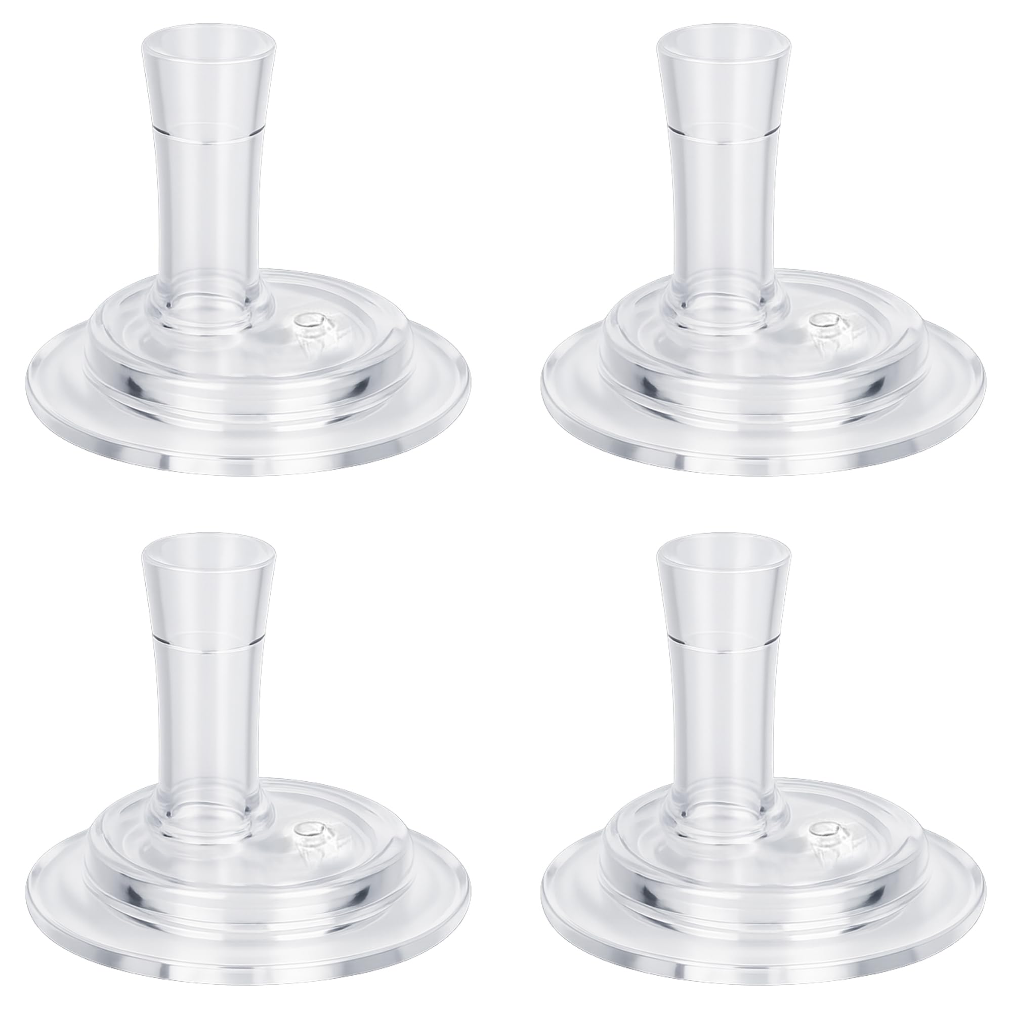 Sippy Straw Nipples Compatible with Lansinoh Baby Bottles, Replacement Bottle Nipple, Soft Food Grade 100% Silicone Spouts, Leak-Proof, BPA Free, Variable Flow, 9m+, 4 Count