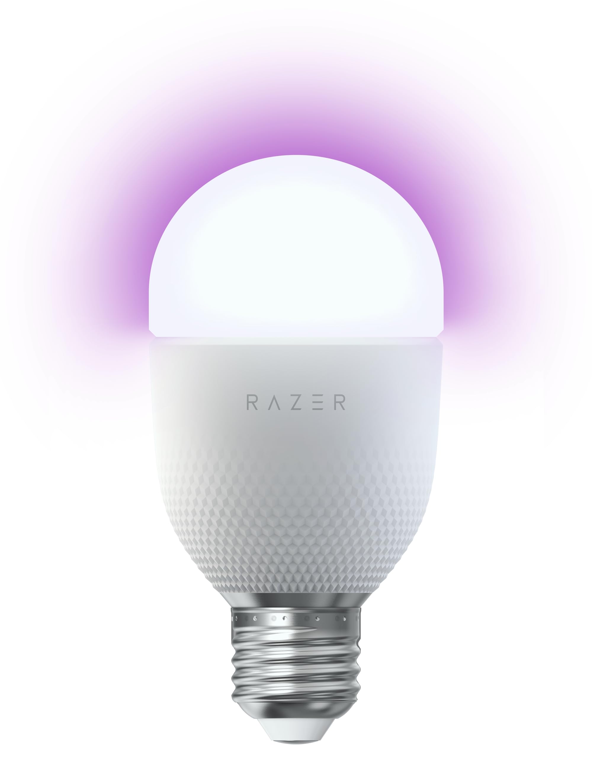 Razer Aether Bulb - Ampoule Intelligente LED RGB pour Maison Connectée (Chroma RGB 16.8 Millions de Couleurs, Compatible avec Matter et l'Application Maison Intelligente