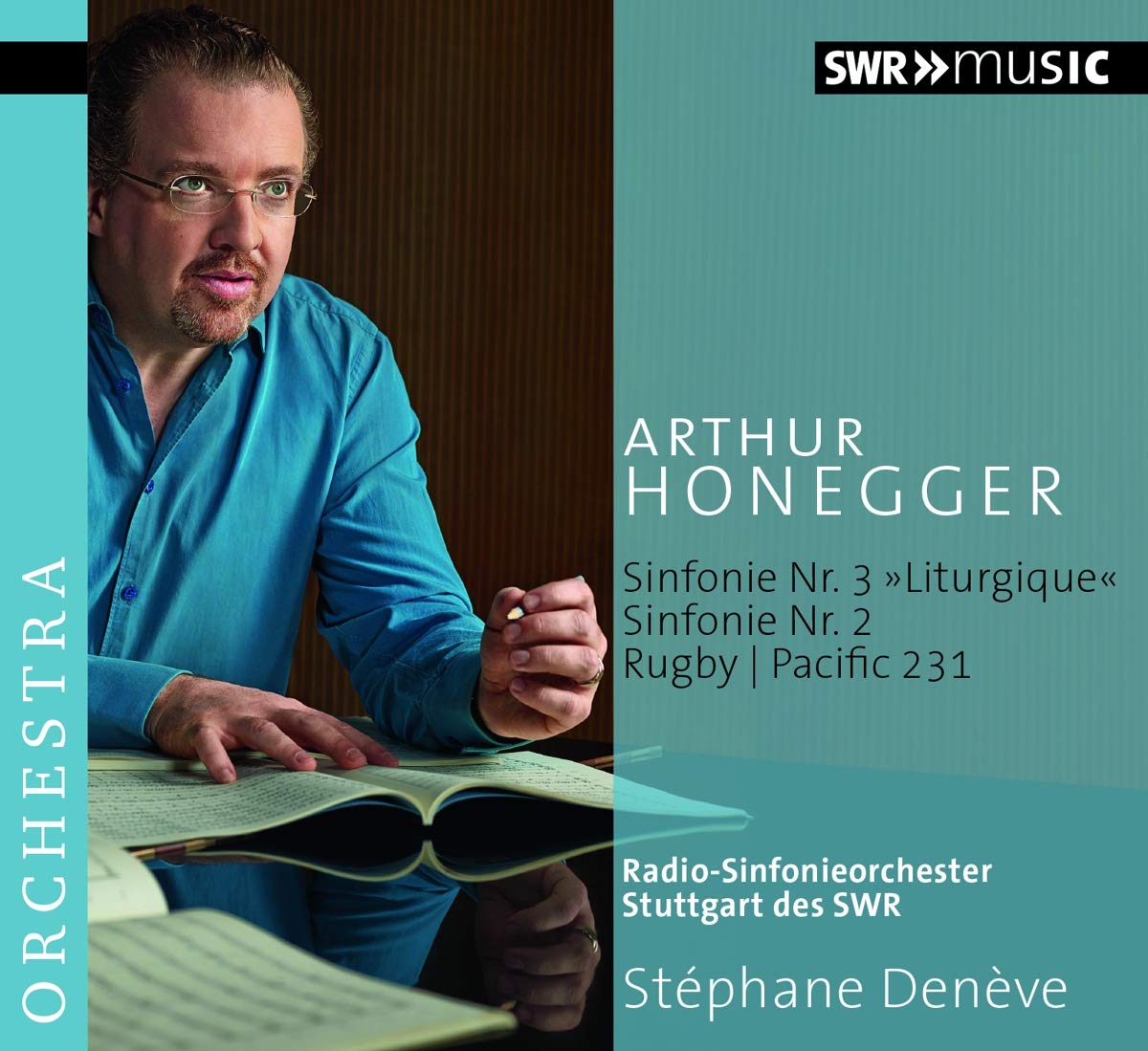 Honegger: Symphonies Nos. 2 & 3; Rugby; Pacific 231  Stephane Deneve NEW CD