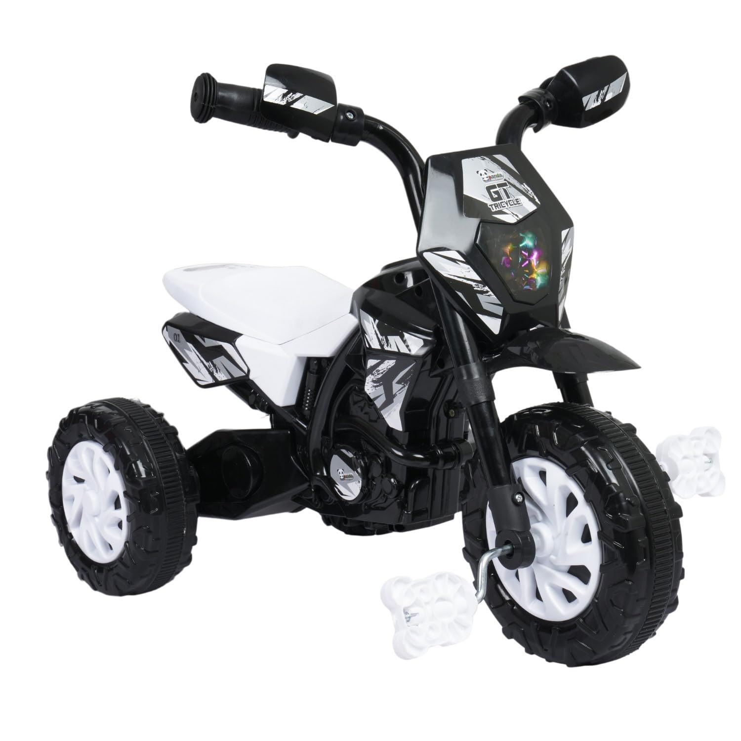 See full amazon price history chart for Panda Baby Products GT Tricycle Bike Pedal Tricycle for Kids | Musical Horn & Lights | Ages 2-5 | Comfortable Elevated Seat, Sturdy Wheels, LED Lights | Black-White | Panda Baby Products GT Tricycle Bike Pedal Tricycle for Kids | Musical Horn & Lights | Ages 2-5 | Comfortable Elevated Seat, Sturdy Wheels, LED Lights | Black-White | (B0D3557LL6) Amazon Price History, Amazon Price Tracker