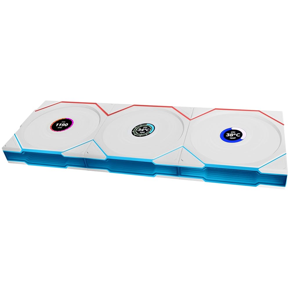 PC用ファン・クーラー LIANLI UNI FAN TL Wireless LCD 120 3Pack Amazon | LIANLI ケースファン UNI FAN TL 120 BK 3pack ファン