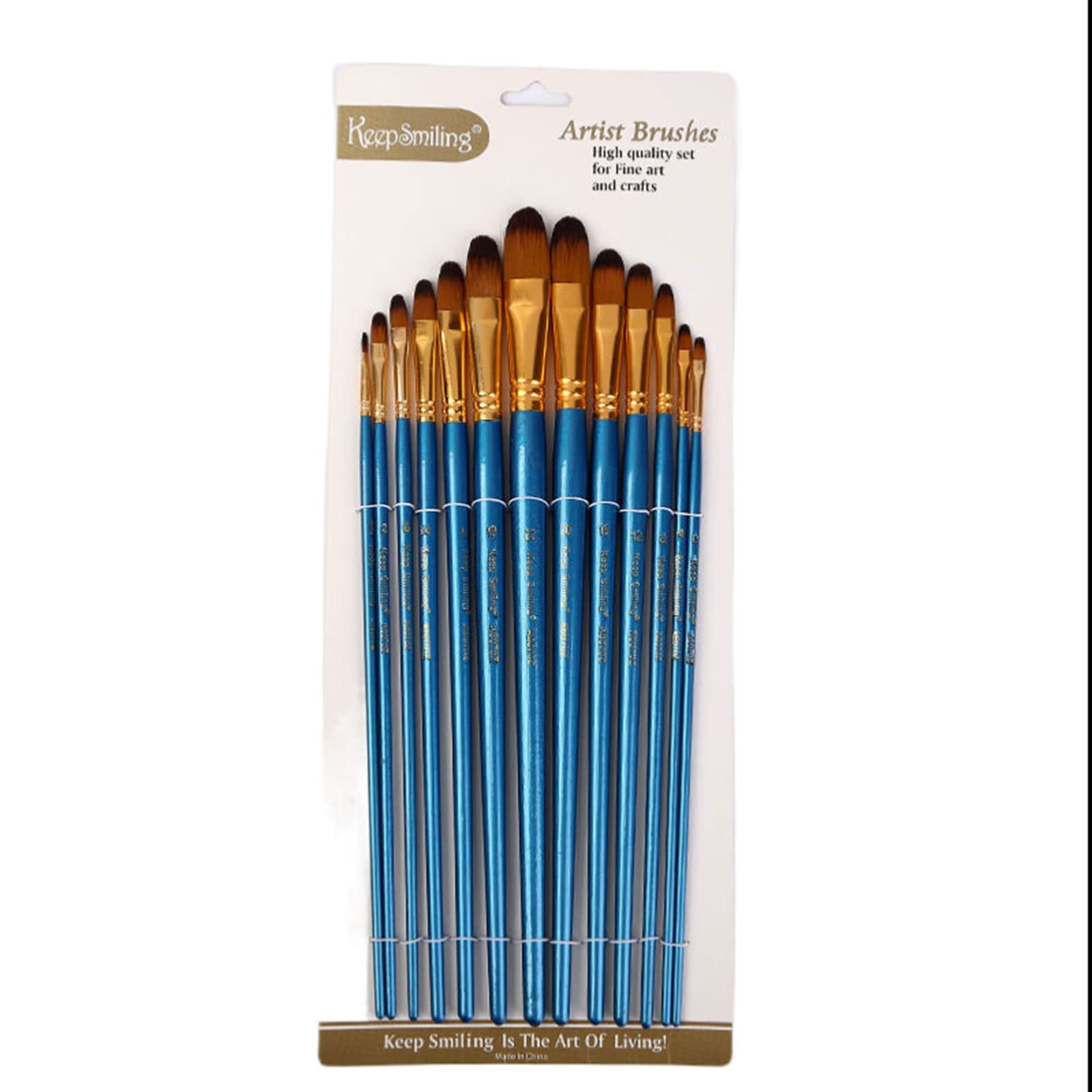 13Pcs Watercolor Pen Paintbrush Nylon Hair Paint Brushes Artist Oil Painting Brush for Professional Art Paint Brush Oil Painting Brushes