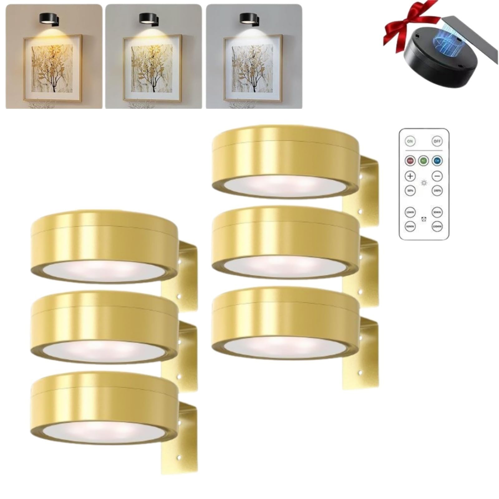Światła do zdjęć na ścianę, magnetyczne lampy LED do ponownego ładowania, bezprzewodowe lampy z ramką na zdjęcia, lampki do zdjęć na ścianę, magnetyczne światło do malowania, bezprzewodowe lampy do