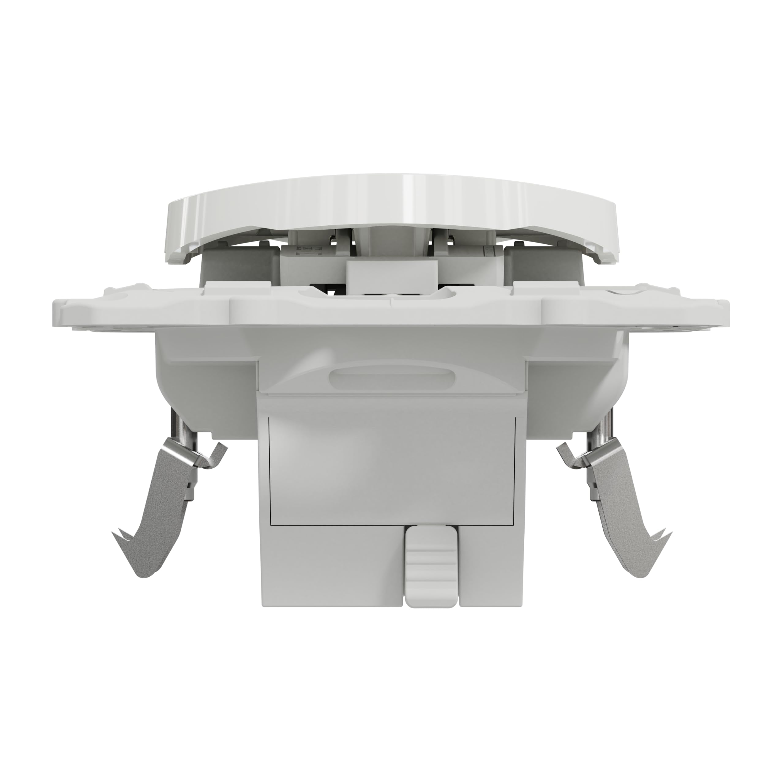 Schneider Electric Odace – Interruttore Tapparella A 3 Pulsanti (Salita/Discesa/Stop) – Colore Bianco Lucido RAL 9003 – Fissaggio A Artigli O Viti – Confezione Da 5 Pezzi