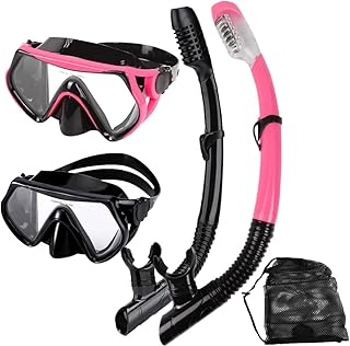 Aqua A Dive Sportssnorkeling Gear Snorkel mask Scuba Set Scuba mask Diving mask Snorkeling Gear Swimming Goggles Snorkeling Set Swim Dive mask