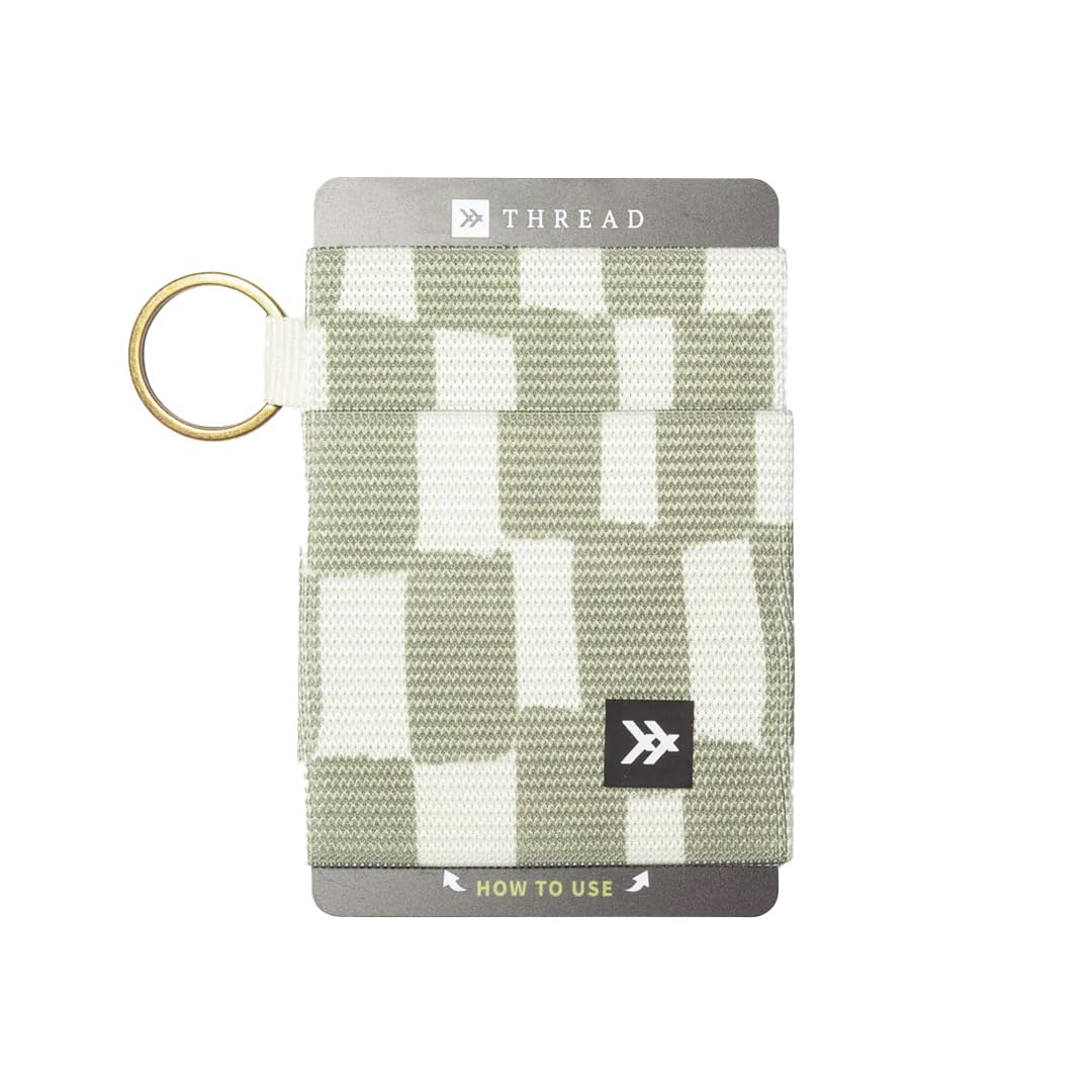 Thread Wallets Ultra Slim Card Holder Wallet - Slim Wallet for Men & Women - Minimalist Wallet - Small Wallet, Scout, One Size, Casual, Standard Size, Classic