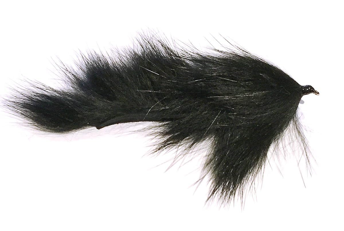 Bunny Leech Fly Fishing Flies for Trout, Black, Cream, Olive and Purple