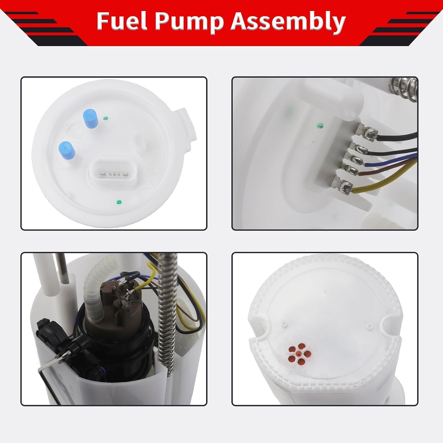 Electric Fuel Pump Module Assembly Compatible with Audi A3 TT Vw Eos 2007-2016, Golf 2010-2014, GTI 2006-2014,Beetle 2012-2018, Jetta 2006-2018,Rabbit 2008-2009, Replaces E8831M 1K0919051CK