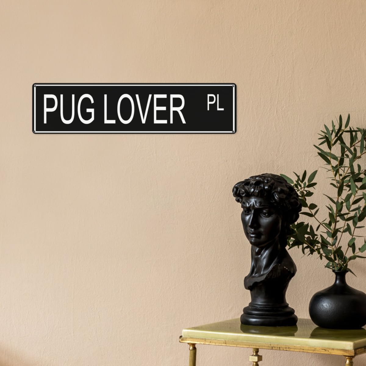 Pug Sign, Pug Lover Gift,Pug Dog, Dog Lover,Pug Gift, Pug, Pug Rescue Metal Sign