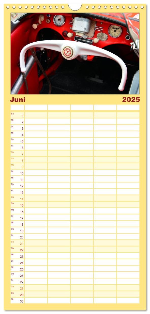 Familienplaner 2025 - Messerschmitt KR 201 Roadster mit 5 Spalten (Wandkalender, 21 x 45 cm) CALVENDO: Vollgas mit 10 PS (CALVENDO Mobilitaet)