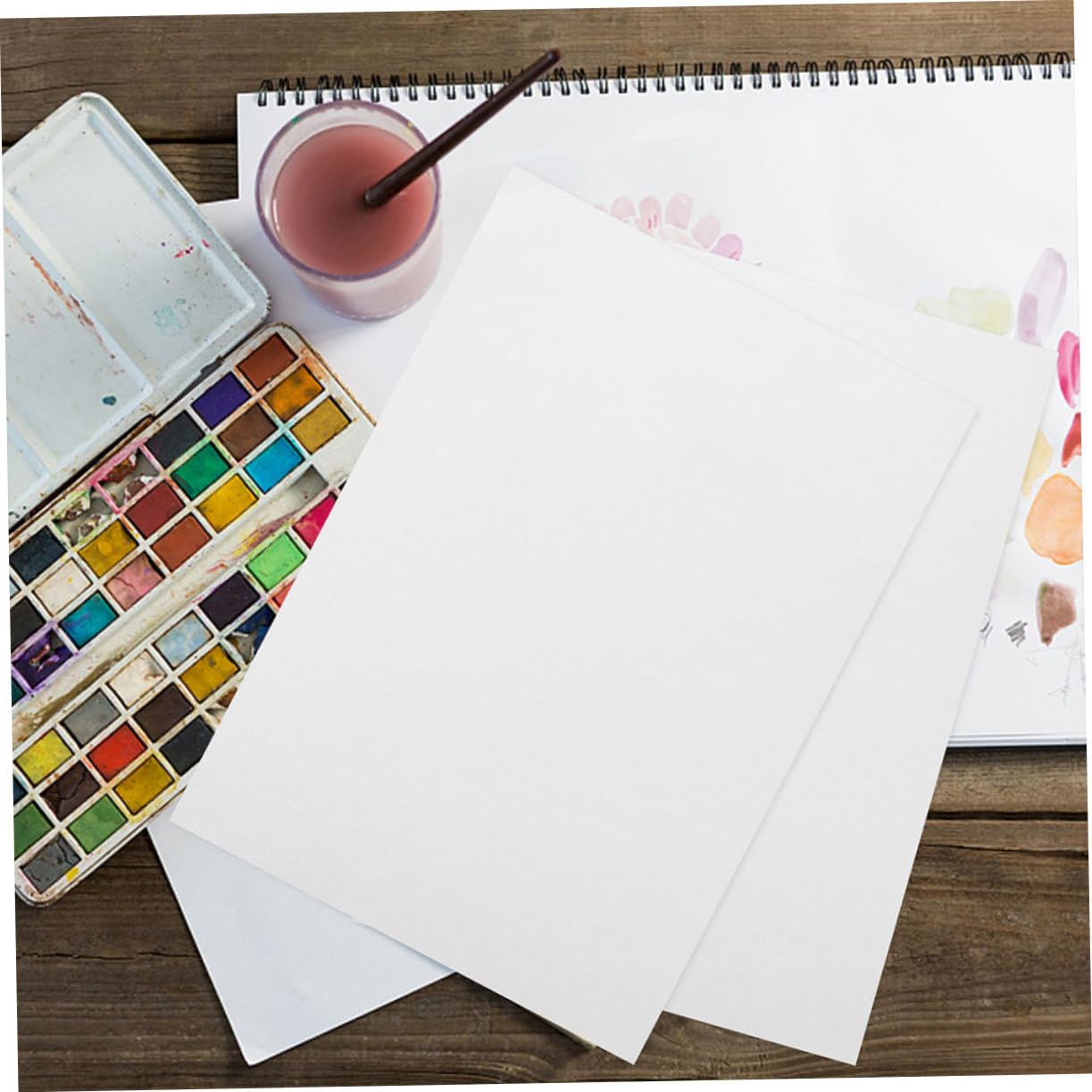 Anneome 100blätter Aquarellpapier Dicke Künstler Malerei Geeignet Für Wasserfarben Und Bleistiftzeichnungen Format Für Professionelle Kunstwerke à