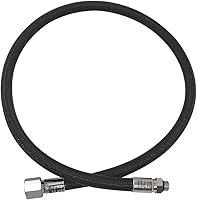 Vista 3 de XS Scuba Miflex Mangueras trenzadas de baja presión, amarillo suave, 36 pulgadas