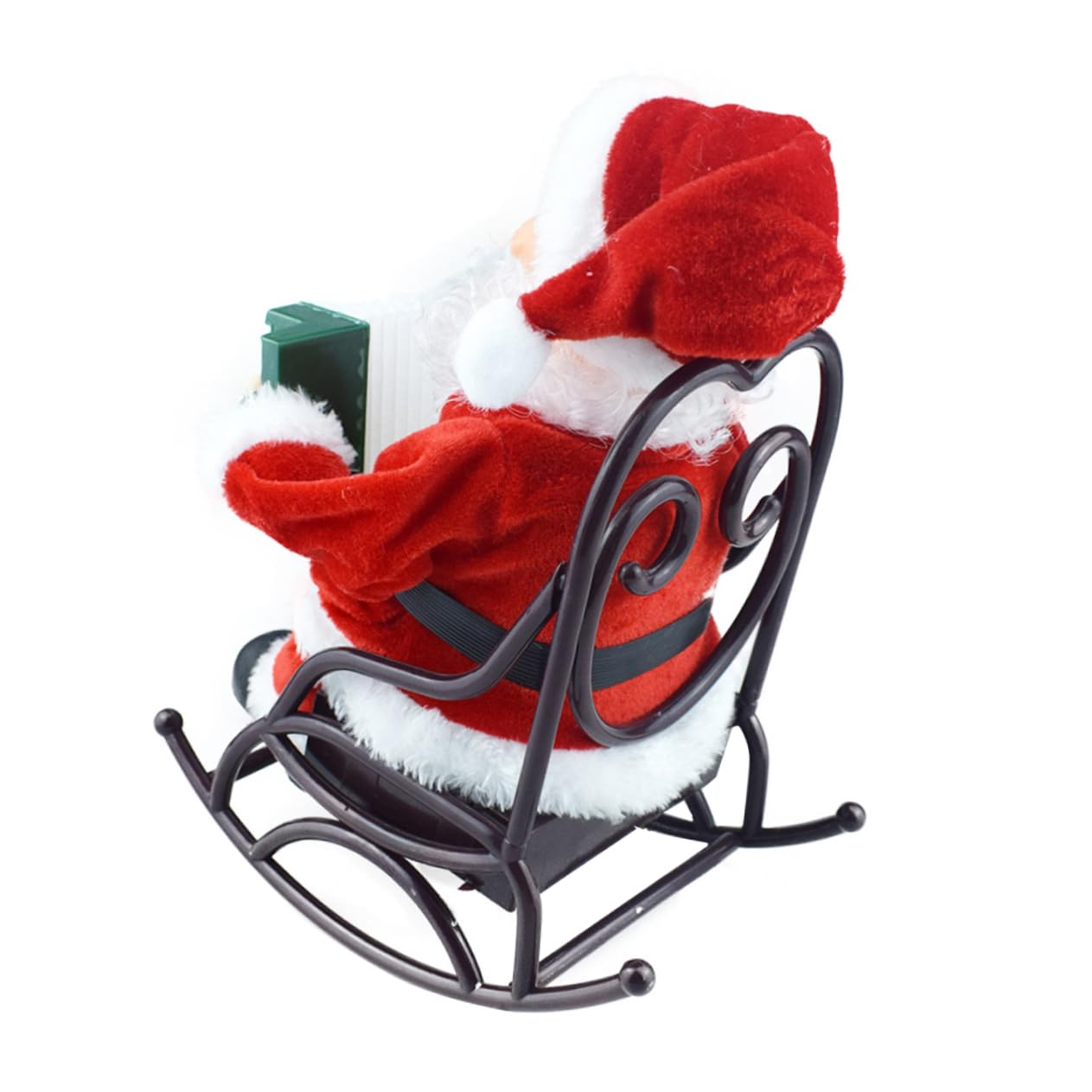 Cabilock 1 Pc Juguete De Papá Noel Juguetes Electricos Juguete Eléctrico De Santa Claus Felpa Juguete Musical De Navidad Regalos Decoraciones Organo Componente Electrónico Niño