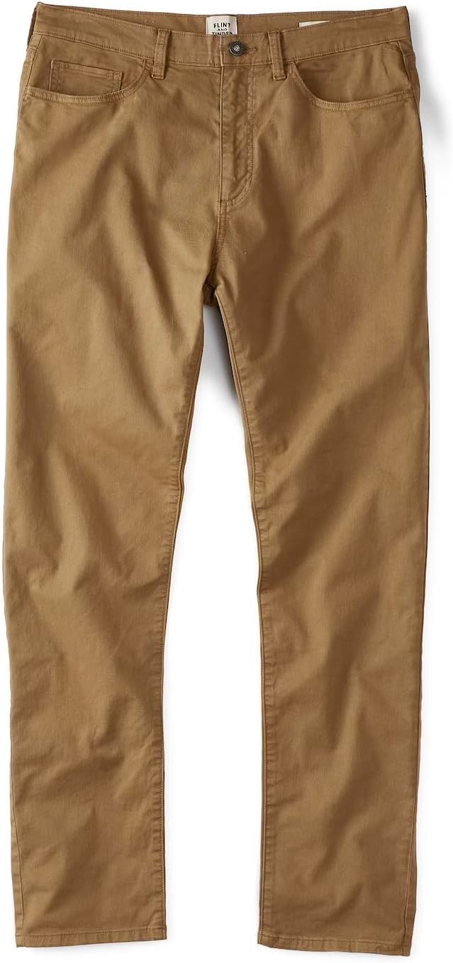 Huckberry Flint and Tinder Men's 365 Pant, Stretch Comfort, 5-Pocket Mens Pant