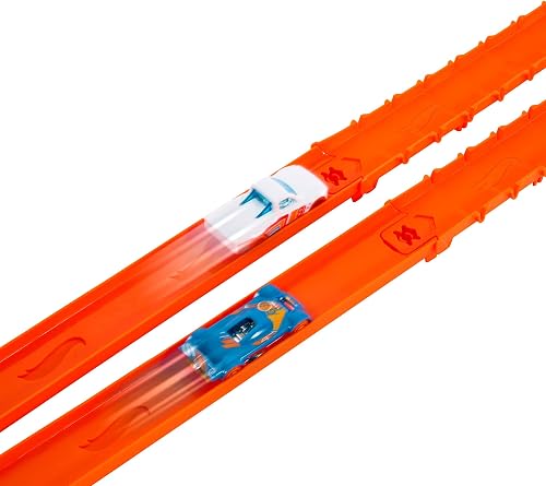 Hot Wheels Track Creator Deluxe Pack & 2 Toy Cars - 5