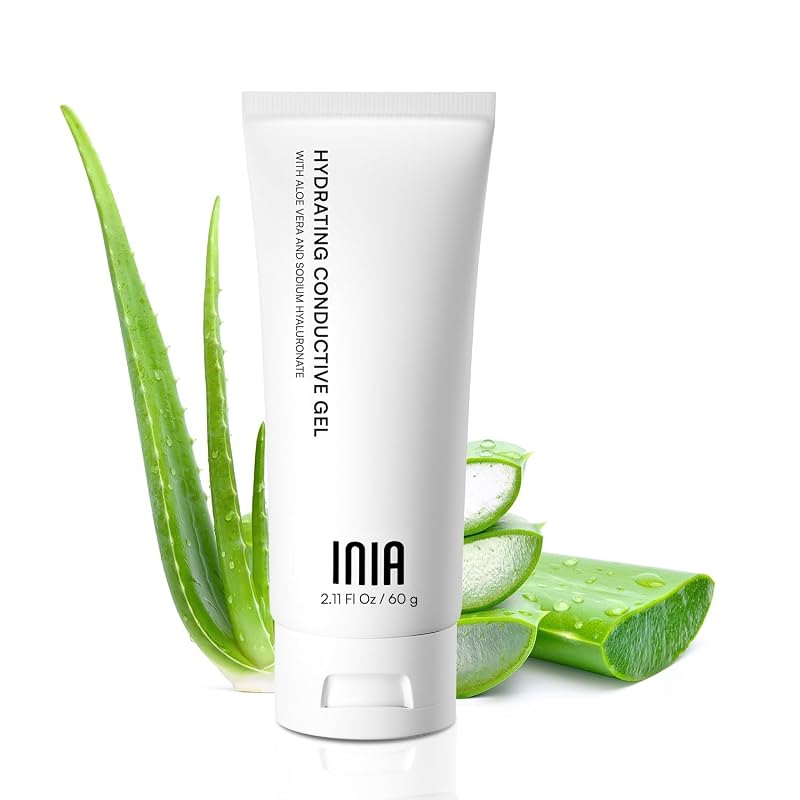 Gel condutor INIA para aparelhos faciais e corporais, 62 mL
