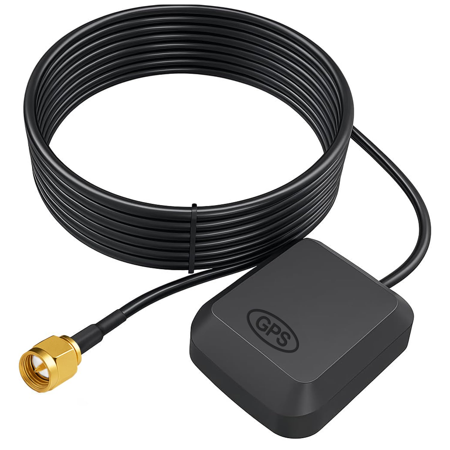 NETBOON 28 dB Active GPS Antenna with SMA Male Connector, Magnetic Mount Option, 1575 MHz L1 Receiver — 3m Cable, Weatherproof External GPS Receiver-image-31