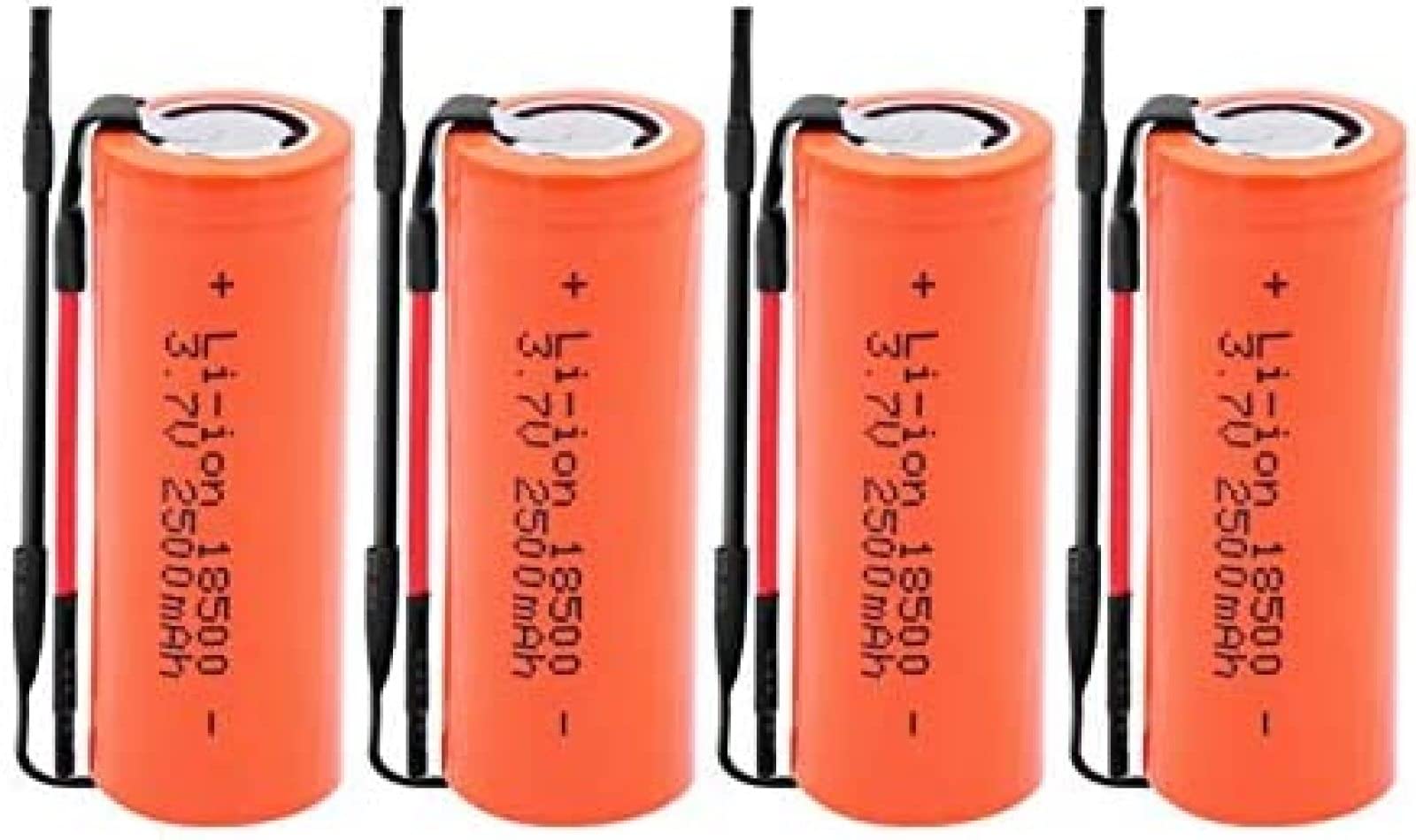 Batterie Rechargeable Li-ion 18500 - 3,7 V, 1900 MAh, Cellule Nue