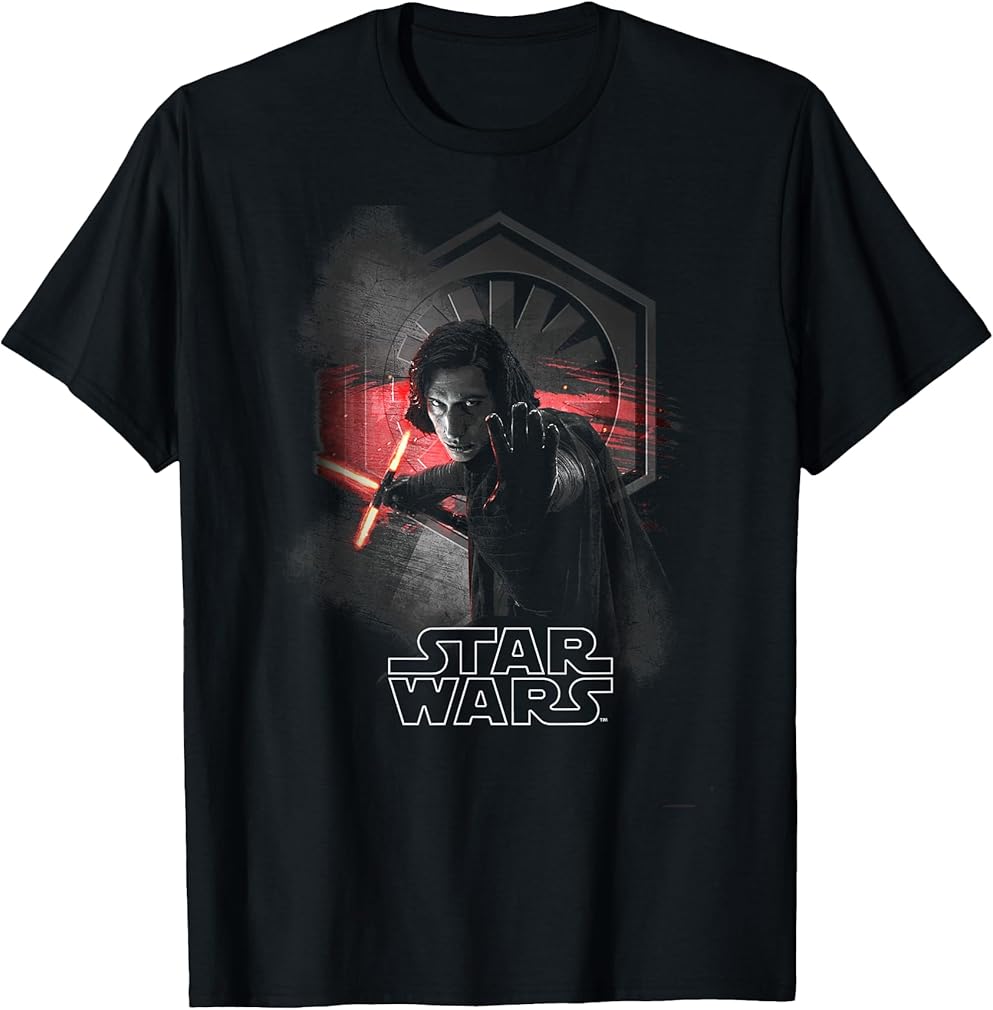 Last Jedi Kylo Ren Won't Back Down Graphic T-Shirt T-Shirt