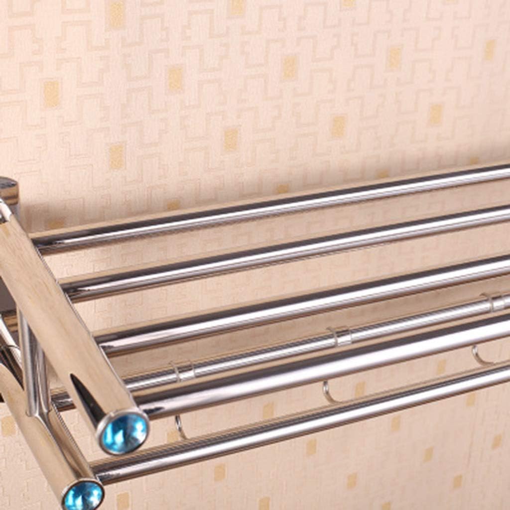 タオルバー ステンレススチール製壁掛けタオルラック タオルホルダー バスルームシェルフ ホームタオルペンダント 耐久性 環境保護 5