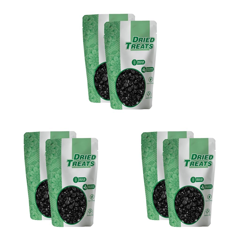 Dried Treats Dried Fruits Nuts And Seeds (Dried Blueberry Plum, 400 Gram (2X 250 Gram)) (Pack of 3)-image-31