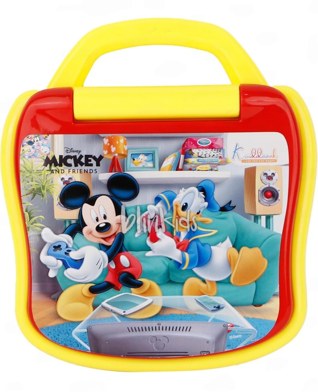 Blinkids Toys Laptop Computer Toy|Alphabet & Number Chart with LED Display|Activity Set Learning & Educational Toy with Music & Sound|Best Birthday Gift for Kids.