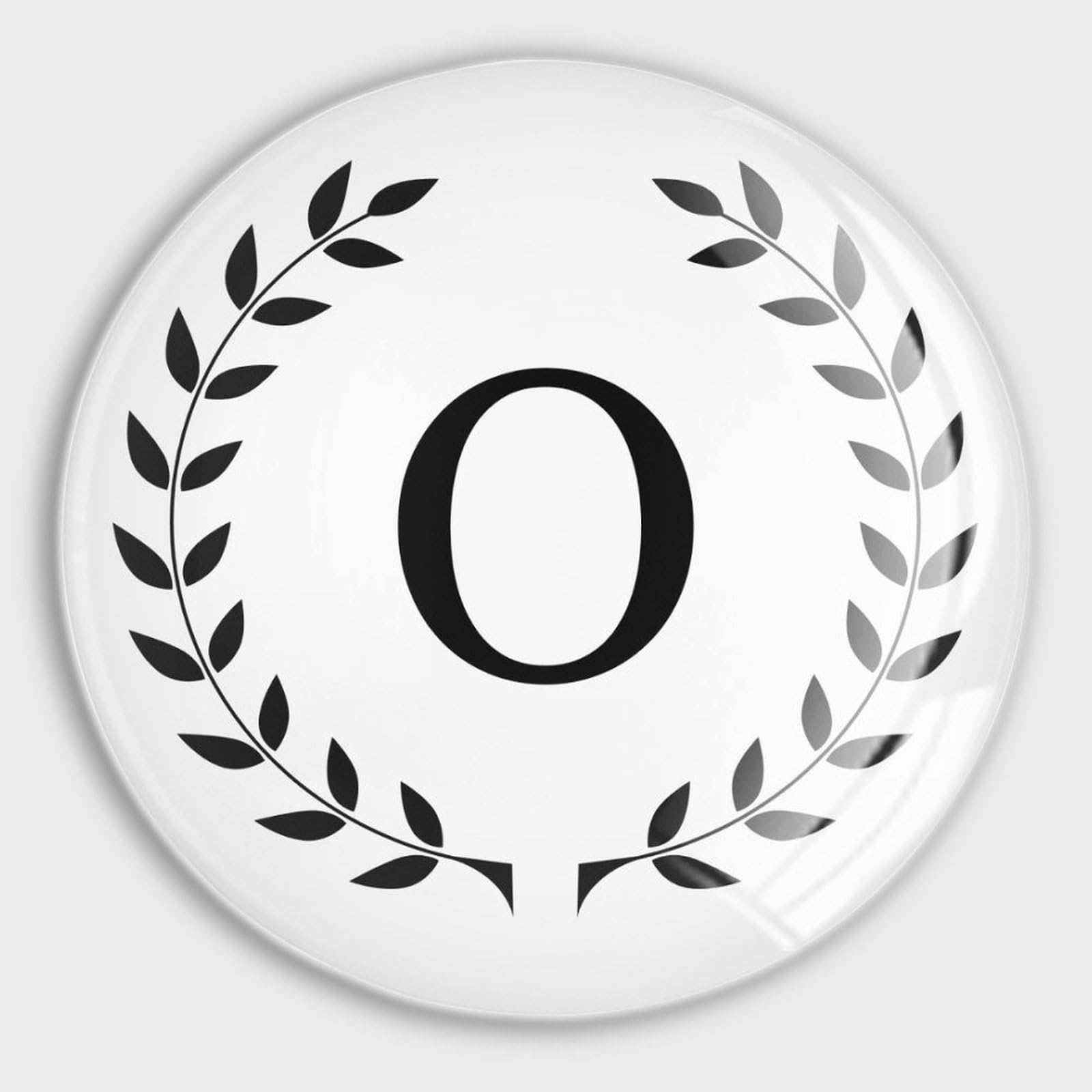 Aimants de réfrigérateur lettre O lot de 4 idée cadeau magnet personnalisé