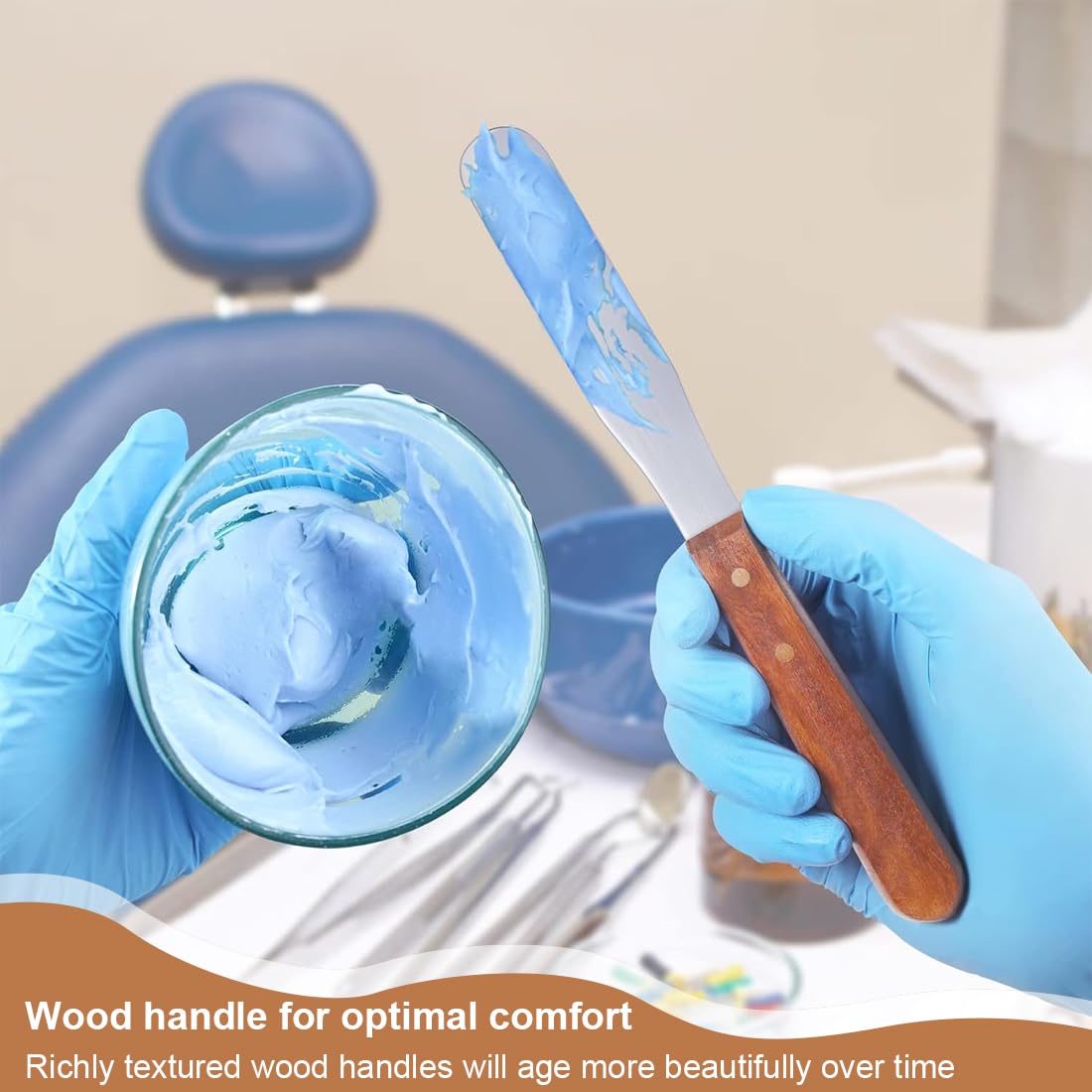 Set Di 3 Spatole Da Pasticceria In Acciaio Inox Professionali - 6, 8 E 10 Pollici Per Decorare Torte E Dolci - Foto 3