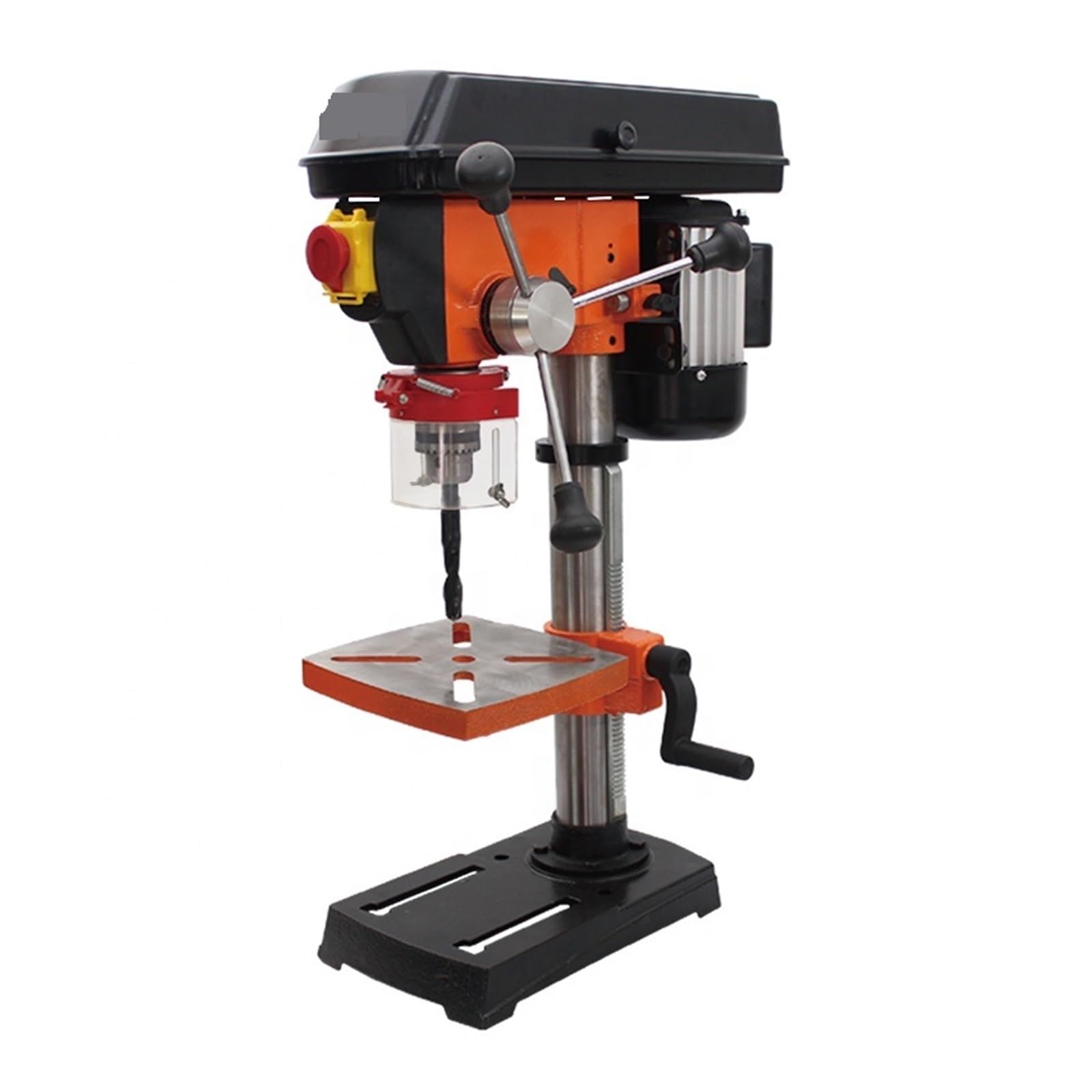 DP25016B Trapano A Colonna da Banco Professionale A 12 velocità da 550 W, Trapano A Colonna da Banco con Tavolo da Lavoro Smussato