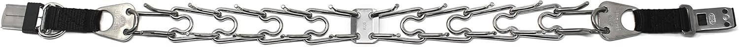 Herm Sprenger Stainless Steel Prong Dog Training Collar with Quick Release Buckle Ultra-Plus Pet Pinch Collar No-Pull Collar for Dogs Made in Germany 4mm x 24in Large