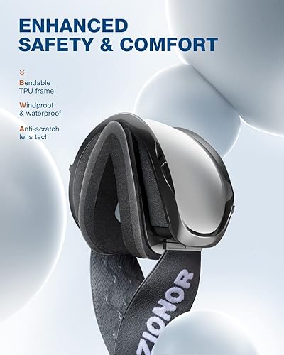 Miniatura 6 de ZIONOR Lagopus Gafas de protección UV para esquí y snowboard, antiniebla, para hombres, mujeres, jóvenes