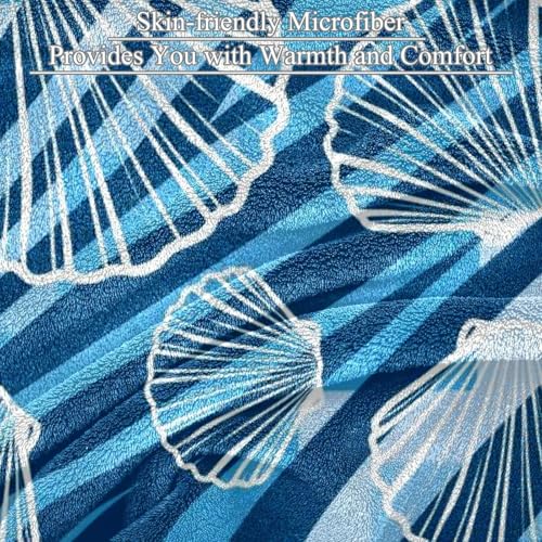 Couverture microfibre chaude de qualité supérieure au fini coquillage - 3